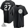 Men's Chicago Cubs #27 Seiya Suzuki Black Baseball Jersey