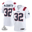 Men's Devin McCourty White New England Patriots Game Jersey