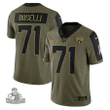 Tony Boselli Jacksonville Jaguars 2021 Olive Salute To Service Retired Player Limited Jersey