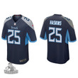 Men's Tennessee Titans Hassan Haskins Navy Game Jersey