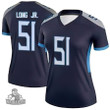 Women's Tennessee Titans #51 David Long Navy Limited Jersey