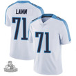 Men's Tennessee Titans #71 Kendall Lamm White Limited Jersey