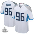Men's Denico Autry Tennessee Titans White Jersey