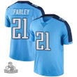 Men's Matthias Farley #21 Tennessee Titans Light Blue/Navy Jersey