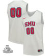 Women's SMU Mustangs Performance Basketball White Custom Jersey, NCAA jerseys