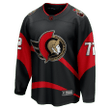 Men's Custom Ottawa Senators 2022-23 Black Reverse Retro 2.0 Blank Jersey