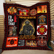 Fire Fighter Printing 3D Customized Quilt Blanket Size Single, Twin, Full, Queen, King, Super King  