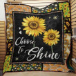 Sunflower 3D Customized Quilt Blanket Size Single, Twin, Full, Queen, King, Super King  
