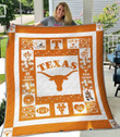 Ncaa Texas Longhorns 3D Customized Personalized 3D Customized Quilt Blanket Size Single, Twin, Full, Queen, King, Super King  , NCAA Quilt Blanket 