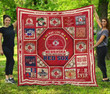 Boston Red Soxnebraska 3D Customized Quilt Blanket Size Single, Twin, Full, Queen, King, Super King   , MLB Quilt Blanket