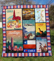 Chile 3D Customized Quilt Blanket Size Single, Twin, Full, Queen, King, Super King  