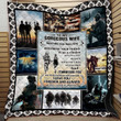 To My Gorgeous Wife Printing 3D Customized Quilt Blanket Size Single, Twin, Full, Queen, King, Super King  