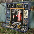 U.S Navy 3D Customized Quilt Blanket Size Single, Twin, Full, Queen, King, Super King  