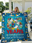 Years Of Donald Duck 3D Customized Quilt Blanket Size Single, Twin, Full, Queen, King, Super King , Disney Quilt Blanket  