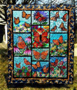 Butterfly Fly Me To The Moon Best Seller Christmas Gift 3D Quilt Blanket Size Single, Twin, Full, Queen, King, Super King  