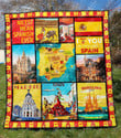 Spain 3D Customized Quilt Blanket Size Single, Twin, Full, Queen, King, Super King  