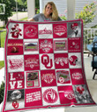 Oklahoma Sooners Version 3D Customized Quilt Blanket Size Single, Twin, Full, Queen, King, Super King  , NCAA Quilt Blanket 