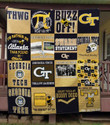 Ncaa Georgia Tech Yellow Jackets 3D Customized Personalized 3D Customized Quilt Blanket Size Single, Twin, Full, Queen, King, Super King  