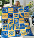 San State Spartans 3D Customized Quilt Blanket Size Single, Twin, Full, Queen, King, Super King  