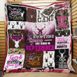 September Girls Hunting Queens 3D Quilt Blanket Size Single, Twin, Full, Queen, King, Super King  