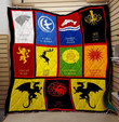 Game Of Thrones Cool 3D Customized Quilt Blanket Size Single, Twin, Full, Queen, King, Super King  
