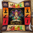 Yoga 3D Quilt Blanket Size Single, Twin, Full, Queen, King, Super King  