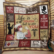 IM A Nurse Life Is Tough Custom Quilt Qf7876 Quilt Blanket Size Single, Twin, Full, Queen, King, Super King  