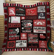 Nurse Straight Outta Night Shift Custom Quilt Qf7789 Quilt Blanket Size Single, Twin, Full, Queen, King, Super King  