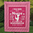 Nurse ItS Who I Am My Calling My Passion My Life And My Work Custom Quilt Qf8004 Quilt Blanket Size Single, Twin, Full, Queen, King, Super King  