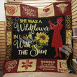 She Was A Wildflower I Love Nurse Custom Quilt Qf7871 Quilt Blanket Size Single, Twin, Full, Queen, King, Super King  