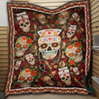 Nurse Creepy Flowers Custom Quilt Qf8024 Quilt Blanket Size Single, Twin, Full, Queen, King, Super King  