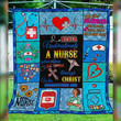 Nurse The Best Nurse Are Classy Sassy And Bit Smart Assy Custom Quilt Qf7745 Quilt Blanket Size Single, Twin, Full, Queen, King, Super King  