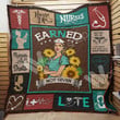 Nurse Earned Not Given Nurses Custom Quilt Qf7859 Quilt Blanket Size Single, Twin, Full, Queen, King, Super King  