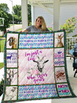 IM Just A Girl Who Loves Goats Goats Make Me Happy Custom Quilt Qf8107 Quilt Blanket Size Single, Twin, Full, Queen, King, Super King  