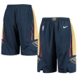 New Orleans Pelicans  Youth 2020/21 Swingman Shorts - Icon Edition - Navy