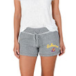 Los Angeles Lakers Concepts Sport Womens Mainstream Terry Shorts - Gray