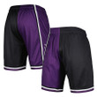 Sacramento Kings  Hardwood Classics 2000 Split Swingman Shorts - Black/Purple