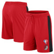 Portland Trail Blazerss Branded 75th Anniversary Downtown Performance Practice Shorts - Red