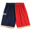 Houston Rockets  Big & Tall Hardwood Classics Split Swingman Shorts - Navy/Red