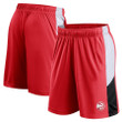 Atlanta Hawks s Branded Champion Rush Colorblock Performance Shorts - Red