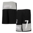 Kevin Durant Brooklyn Nets Youth Pandemonium Name & Number Shorts - Black