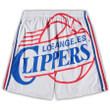 LA Clippers  Big & Tall Hardwood Classics Big Face 2.0 Shorts - White