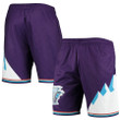 Utah Jazz  1996 Hardwood Classics 75th Anniversary Swingman Shorts - Purple