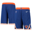 New York Knicks  Youth 2020/21 Swingman Performance Shorts - Icon Edition - Blue
