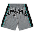 San Antonio Spurs  Big & Tall Hardwood Classics Big Face 2.0 Shorts - Gray