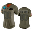 Custom Nfl Jersey, Women's Miami Dolphins Custom Camo 2019 Salute to Service Limited Jersey