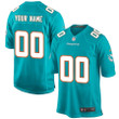 Custom Nfl Jersey, Miami Dolphins Home Game Jersey - Custom - Youth Jersey