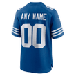 Custom Nfl Jersey, Men's Royal Indianapolis Colts Alternate Custom Jersey