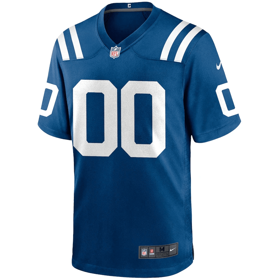 Custom Nfl Jersey, Men's Indianapolis Colts Royal Custom Home Game Jersey
