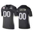 Custom Nfl Jersey, Men's Denver Broncos Custom Anthracite 2021 AFC Pro Bowl Game Jersey